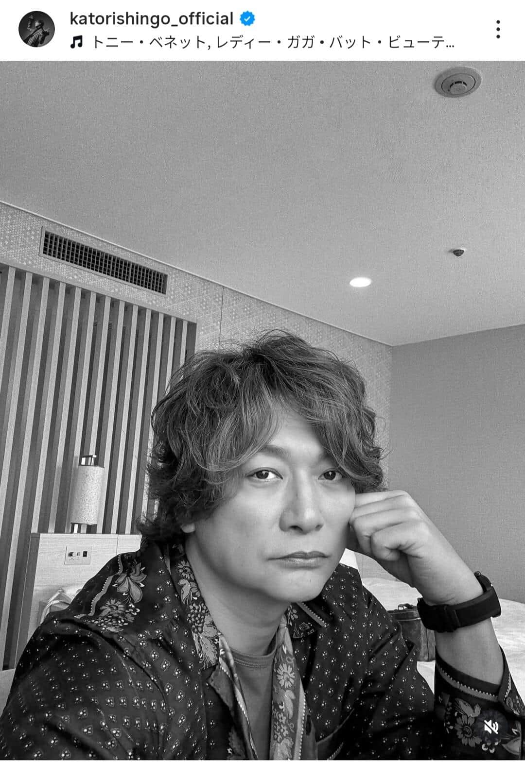 香取慎吾さんのインスタグラム（＠katorishingo_official）より