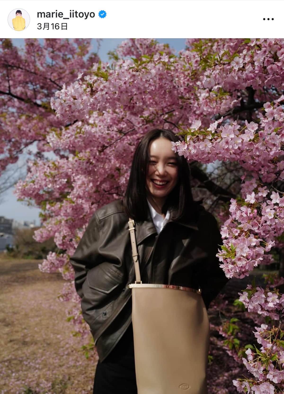 飯豊まりえさんのインスタグラム（＠marie_iitoyo）より