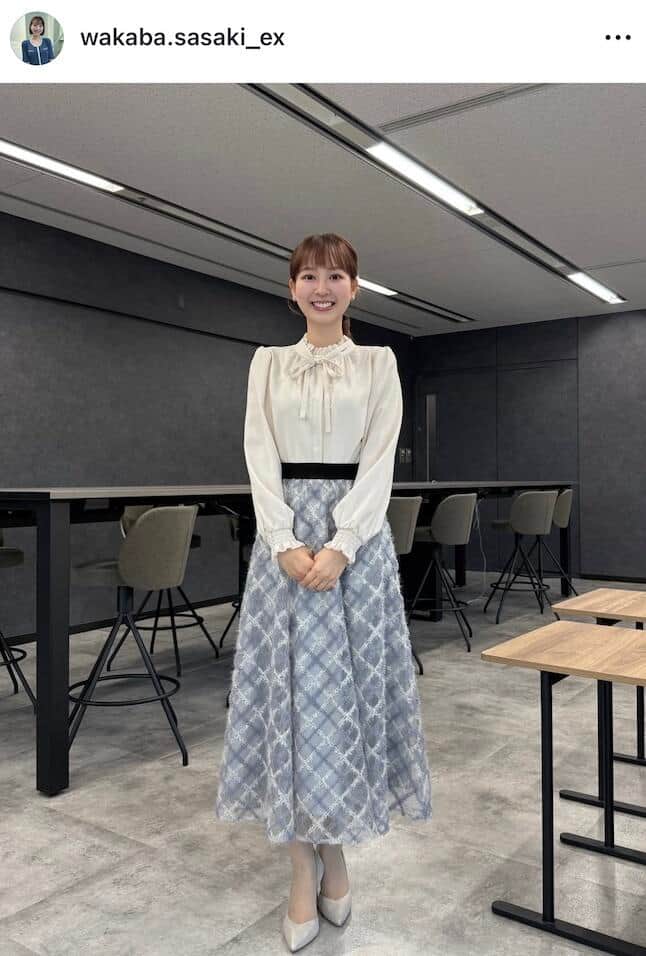 佐々木若葉さんのインスタグラム（＠wakaba.sasaki_ex）より