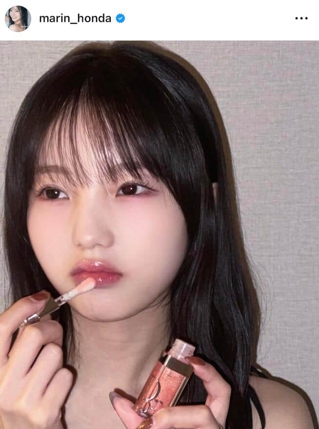 本田真凜さんのインスタグラム（＠marin_honda）より
