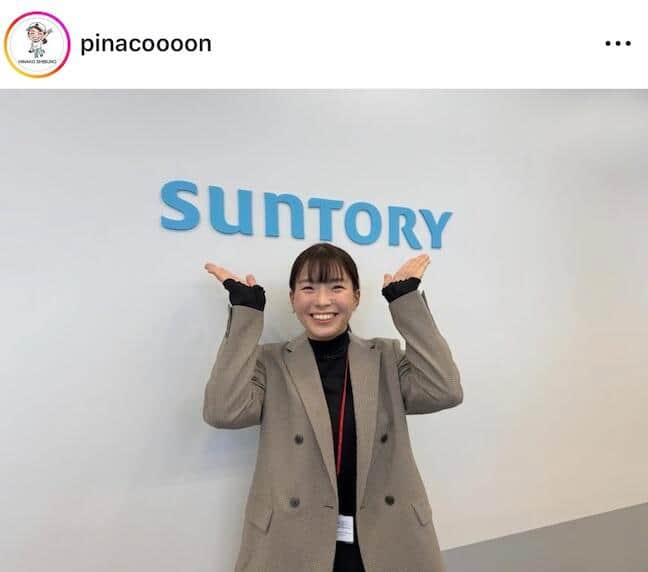 渋野日向子さんのインスタグラム（＠pinacoooon）より