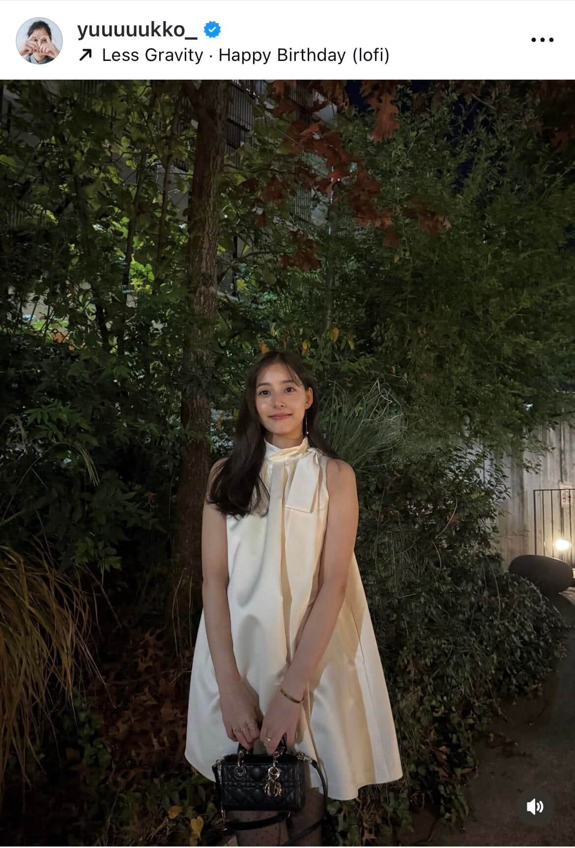 新木優子さんのインスタグラム（＠yuuuuukko_）より