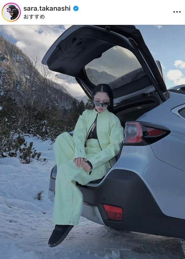 高梨沙羅さんのインスタグラム（＠sara.takanashi）より