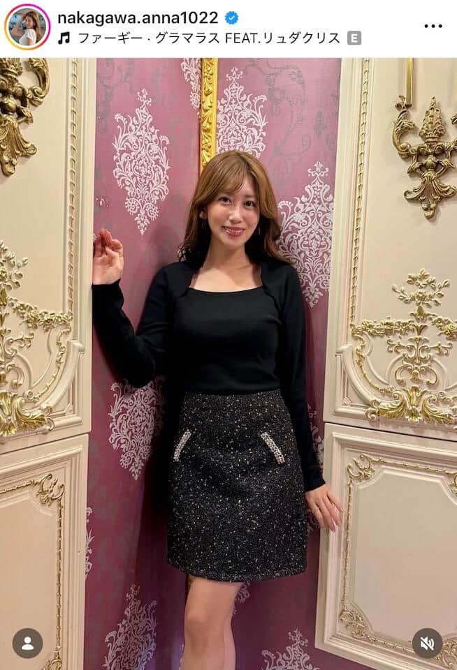 中川安奈さんのインスタグラム（＠nakagawa.anna1022）より