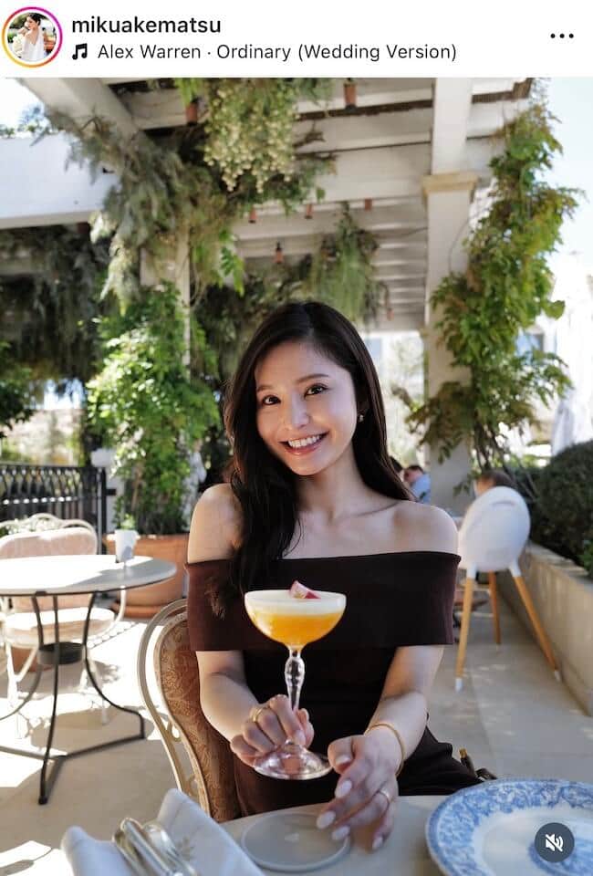 明松美玖さんのインスタグラム（＠mikuakematsu）より