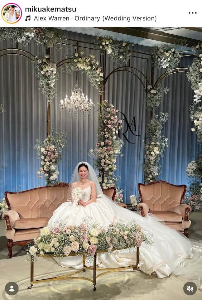 明松美玖さんのインスタグラム（＠mikuakematsu）より