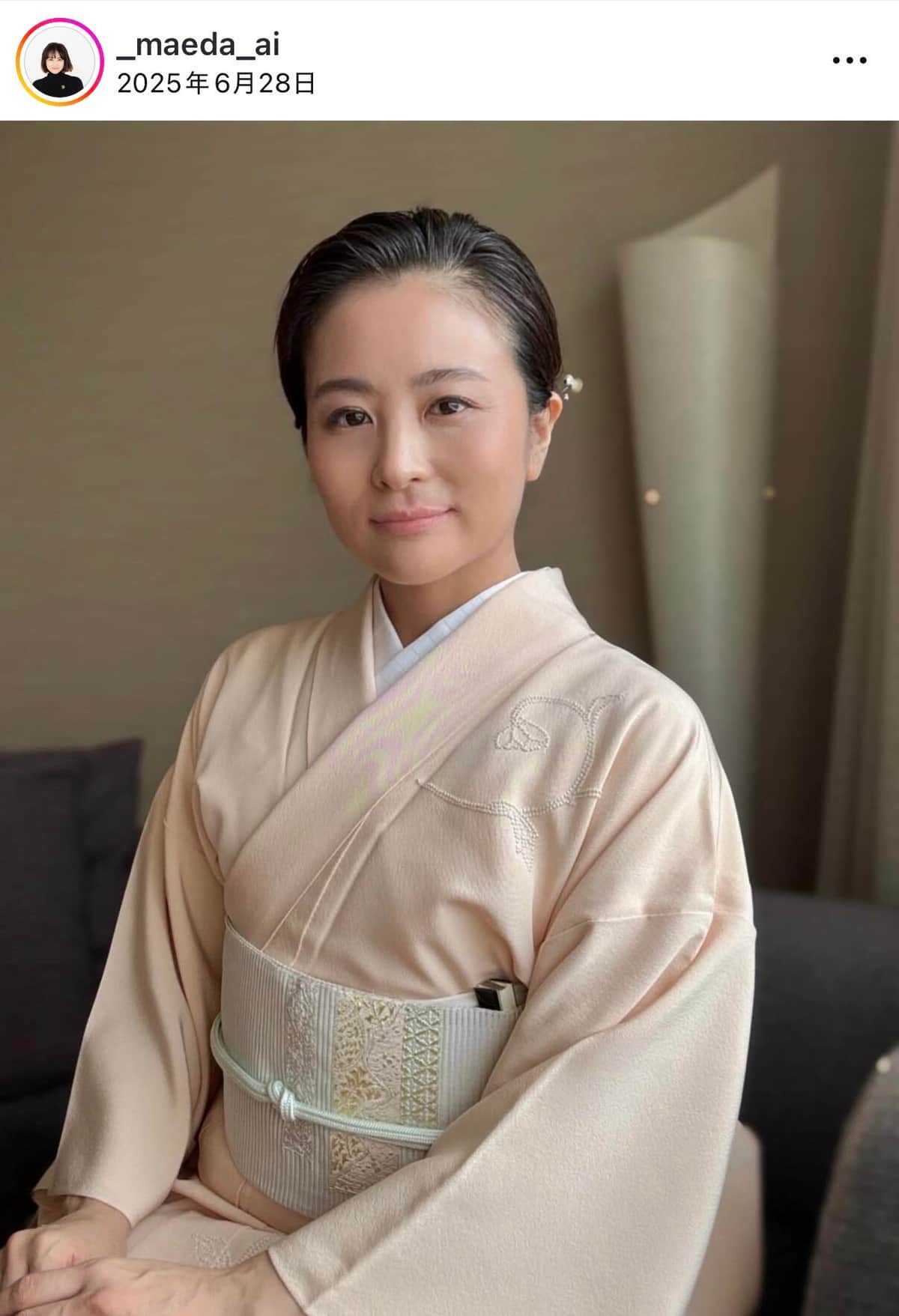 前田愛さんのインスタグラム（＠_maeda_ai）より