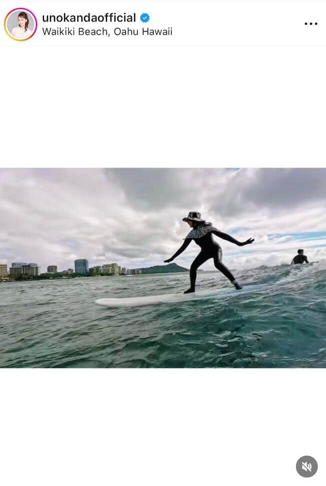 神田うのさんのインスタグラム（＠unokandaofficial）より