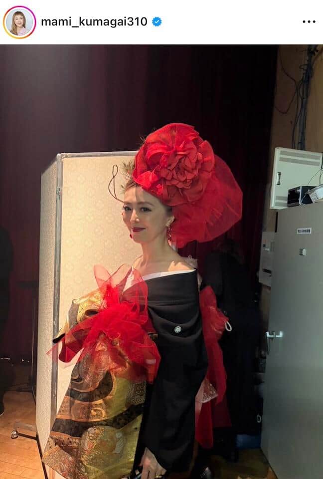 熊谷真実さんのインスタグラム（＠mami_kumagai310）より