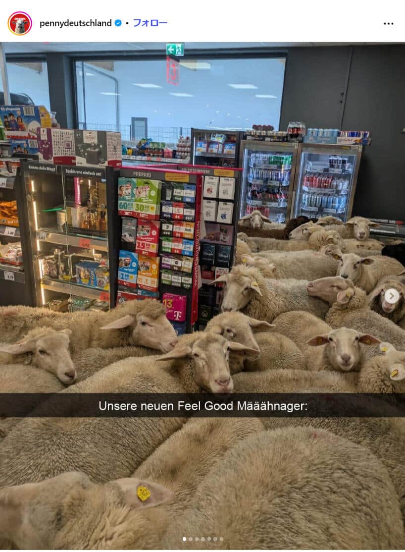 スーパーマーケット「ペニー」公式インスタグラム（＠pennydeutschland）より