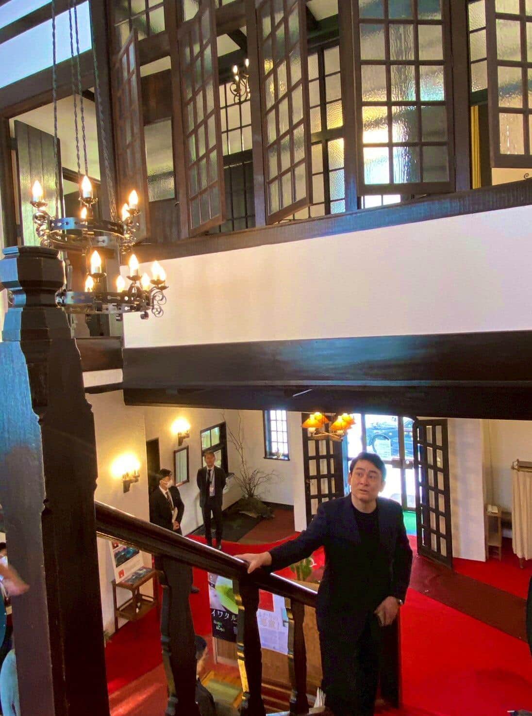 意見交換は知事公館で（写真は野口氏のXから）
