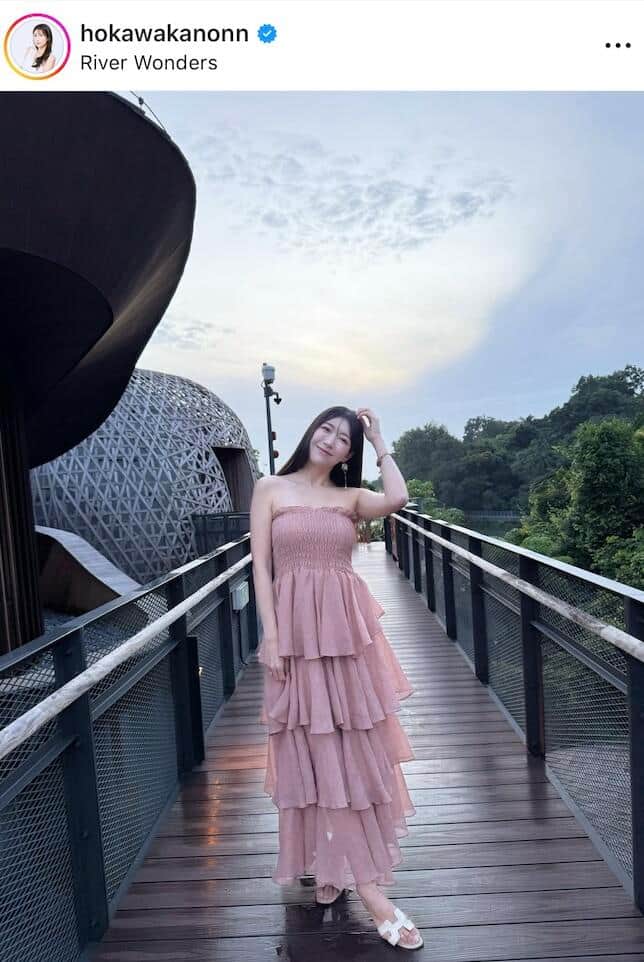 穂川果音さんのインスタグラム（＠hokawakanonn）より