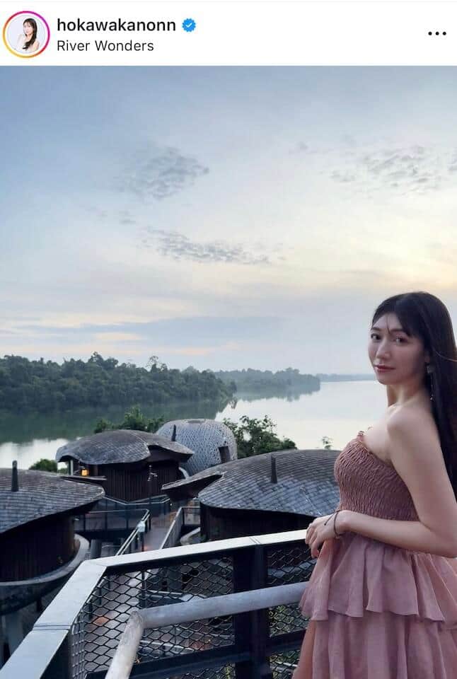 穂川果音さんのインスタグラム（＠hokawakanonn）より