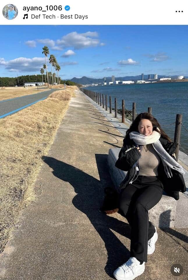 園田彩乃選手のインスタグラム（＠ayano_1006）より