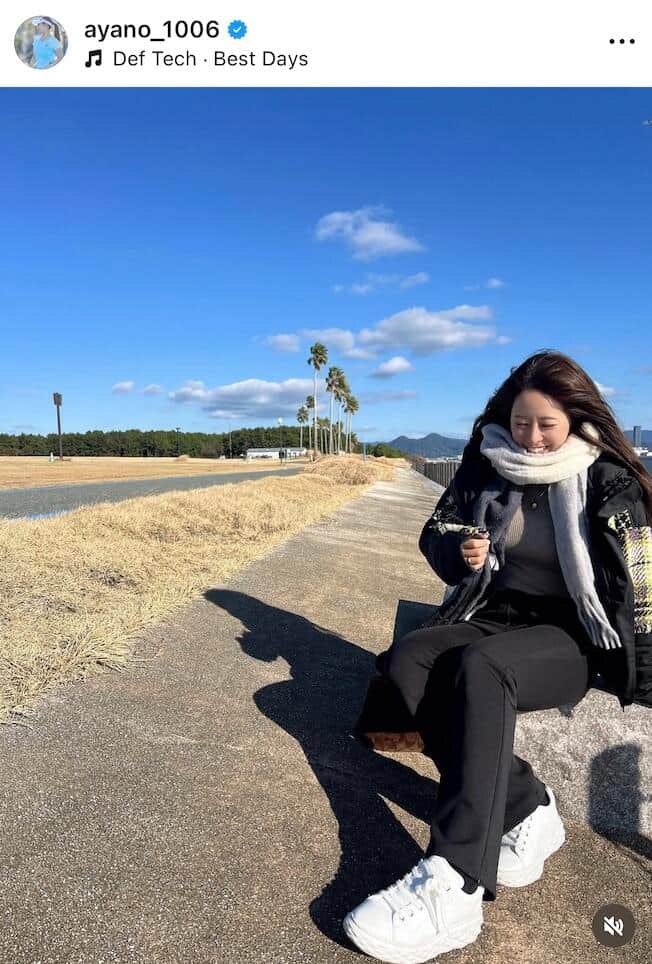 園田彩乃選手のインスタグラム（＠ayano_1006）より
