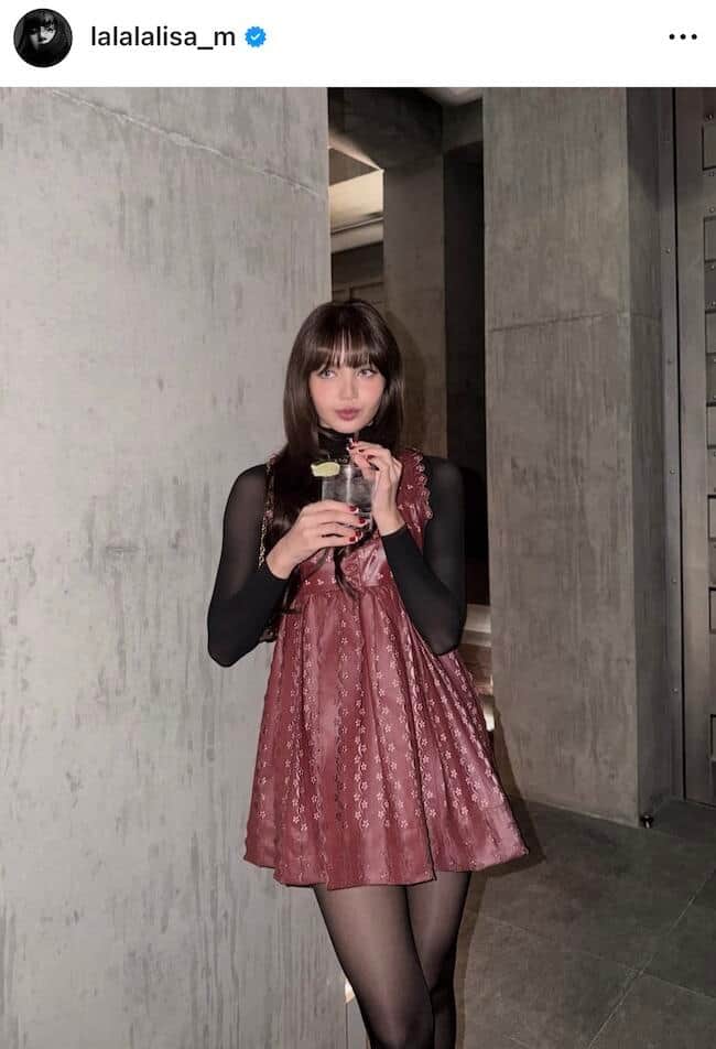 リサさんのインスタグラム（＠lalalalisa_m）より