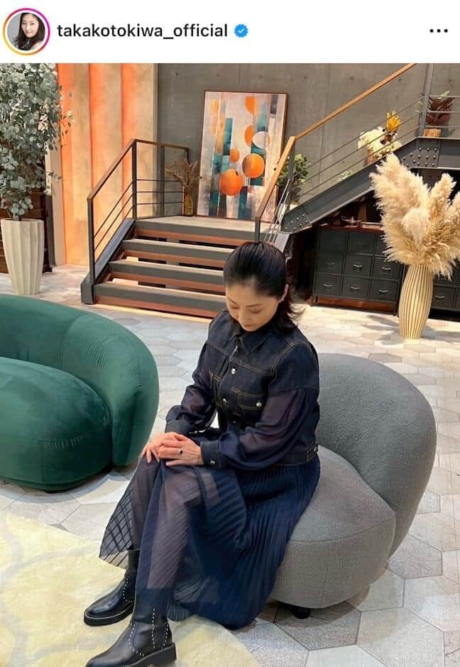 常盤貴子さんのインスタグラム（＠takakotokiwa_official）より