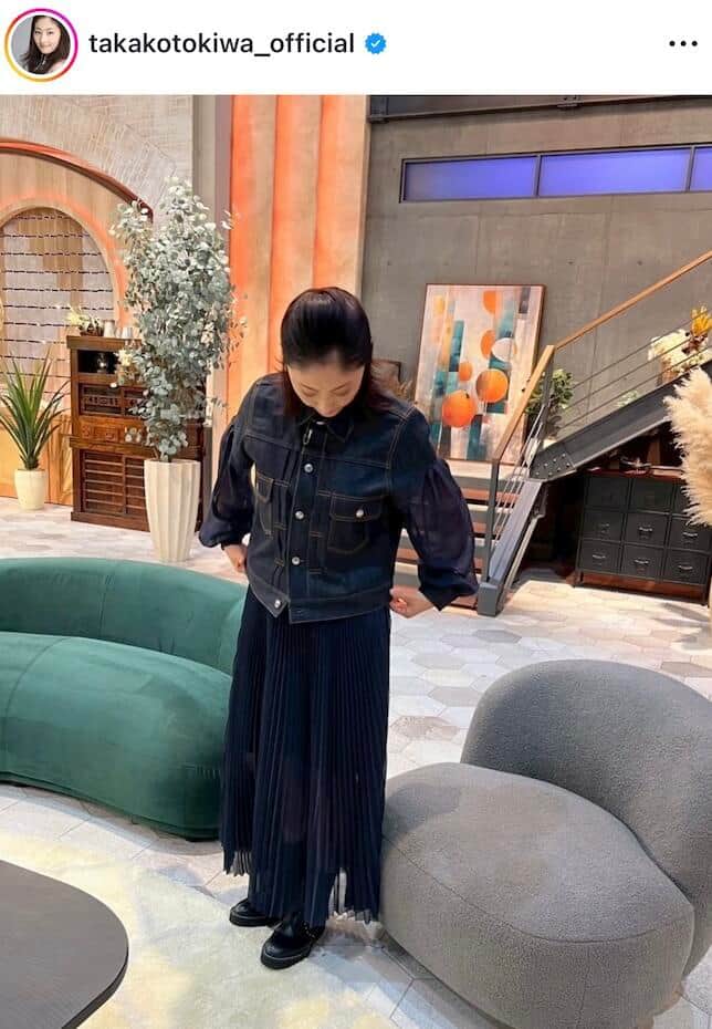 常盤貴子さんのインスタグラム（＠takakotokiwa_official）より
