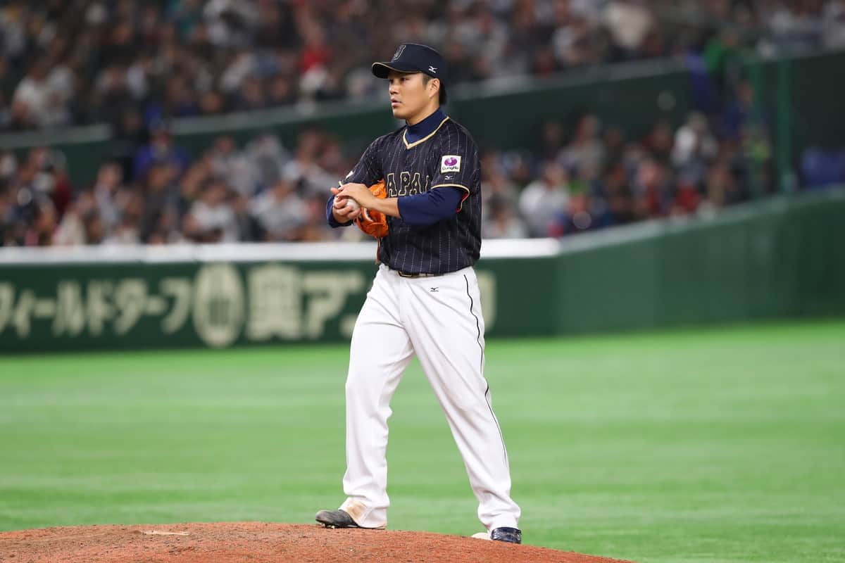 則本昴大選手。2017年のWBC（写真：YUTAKA/アフロスポーツ）