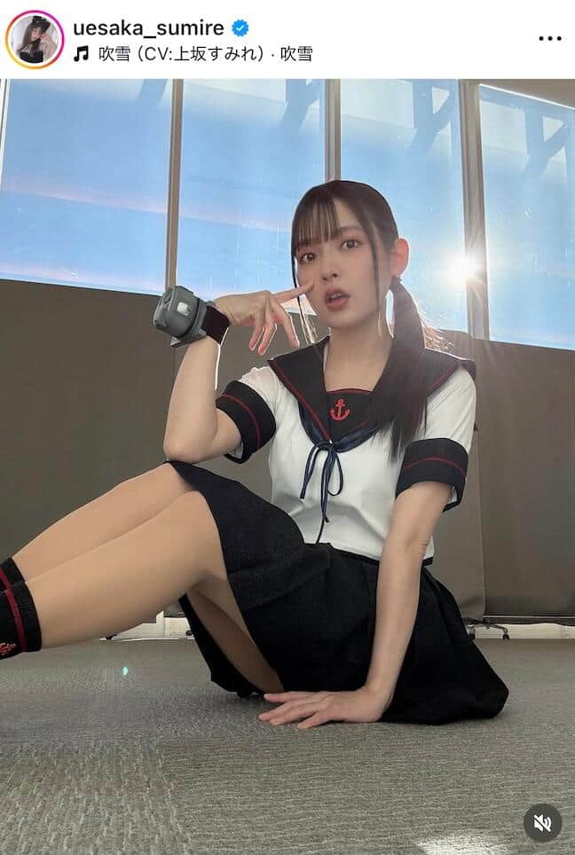 上坂すみれさんのインスタグラム（＠uesaka_sumire）より