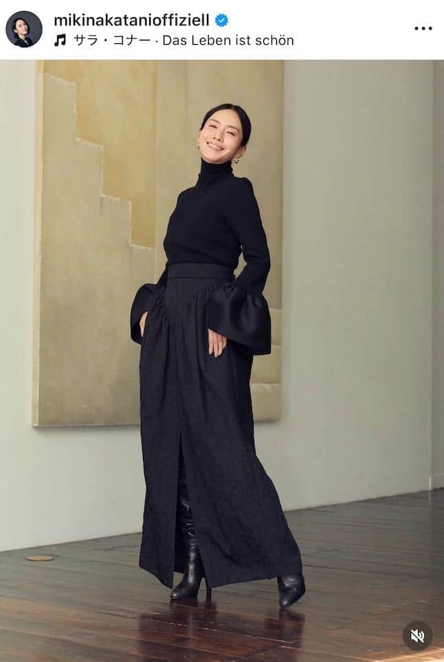 中谷美紀さんのインスタグラム（＠mikinakatanioffiziell）より