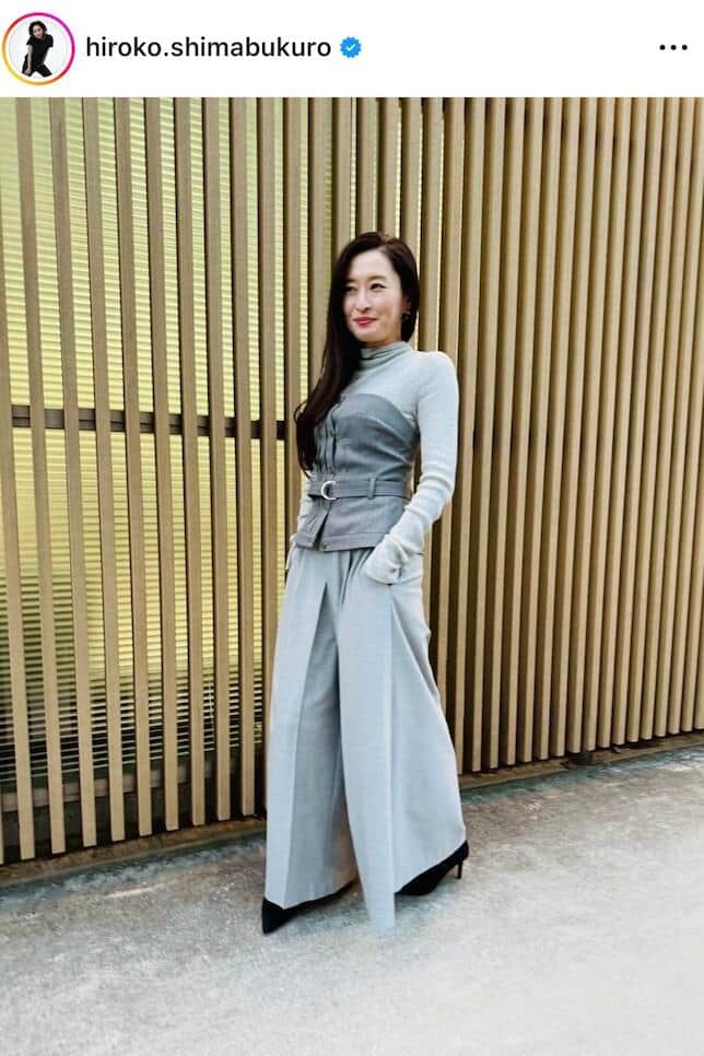 島袋寛子さんのインスタグラム（＠hiroko.shimabukuro）より