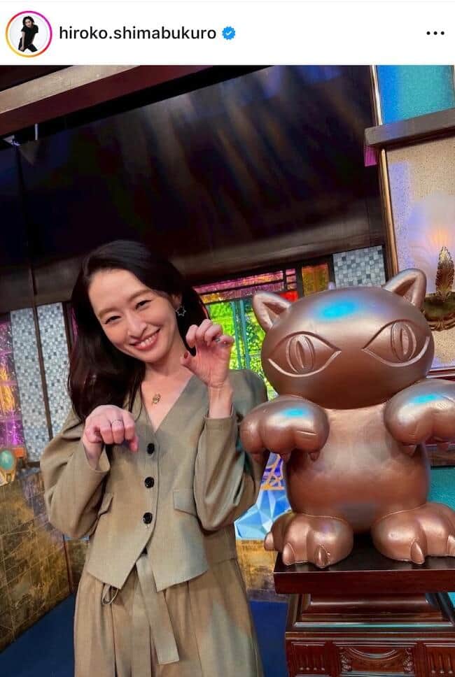 島袋寛子さんのインスタグラム（＠hiroko.shimabukuro）より