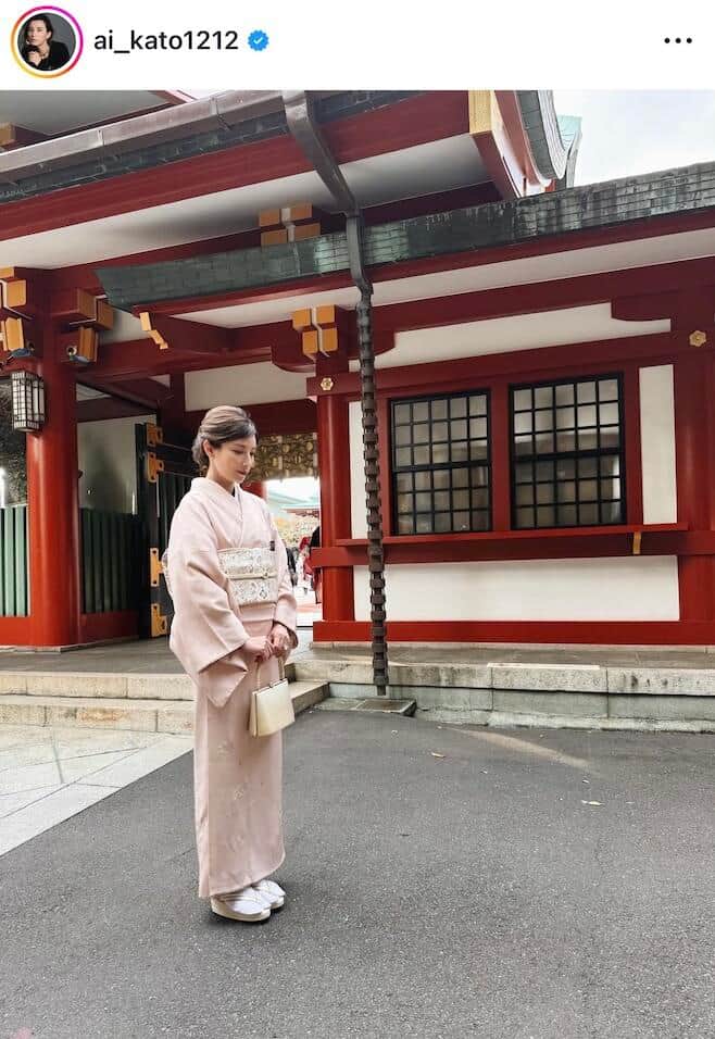 加藤あいさんのインスタグラム（＠ai_kato1212）より