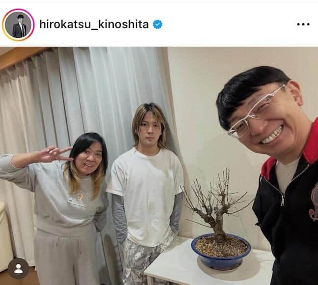 木下博勝さんのインスタグラム（＠hirokatsu_kinoshita）より