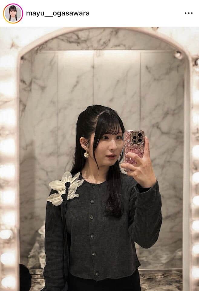 小笠原茉由さんのインスタグラム（＠mayu__ogasawara）より