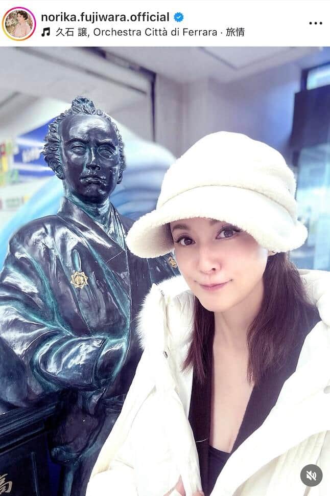 藤原紀香さんのインスタグラム（＠norika.fujiwara.official）より