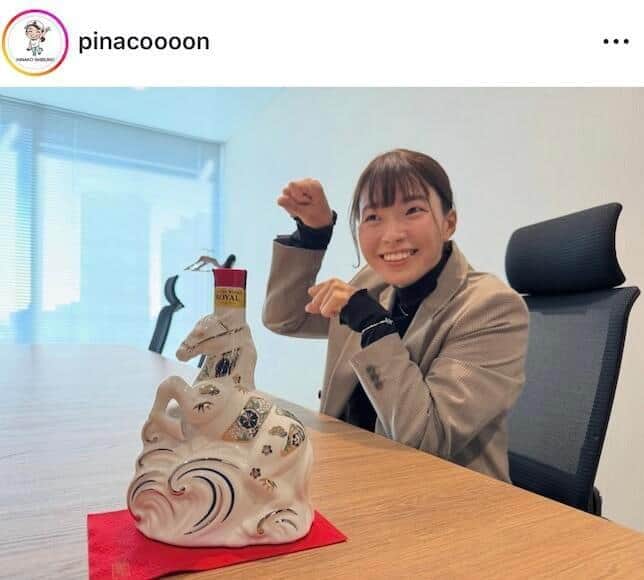 渋野日向子さんのインスタグラム（＠pinacoooon）より