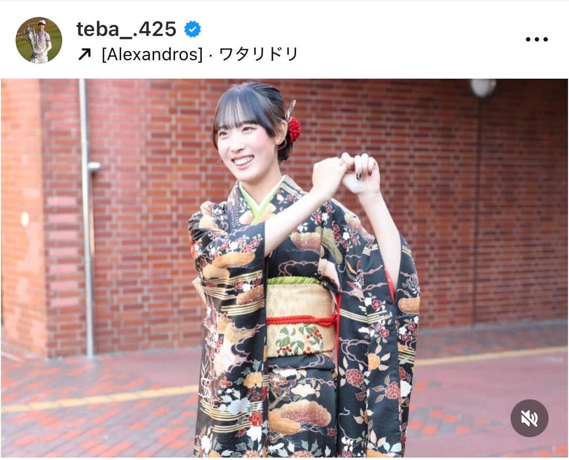 馬場咲希さんのインスタグラム（＠teba_.425）より