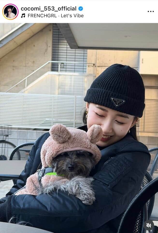 Cocomiさんのインスタグラム（＠cocomi_553_official）より