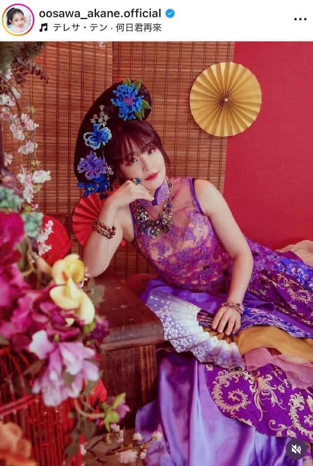 大沢あかねさんのインスタグラム（＠oosawa_akane.official）より