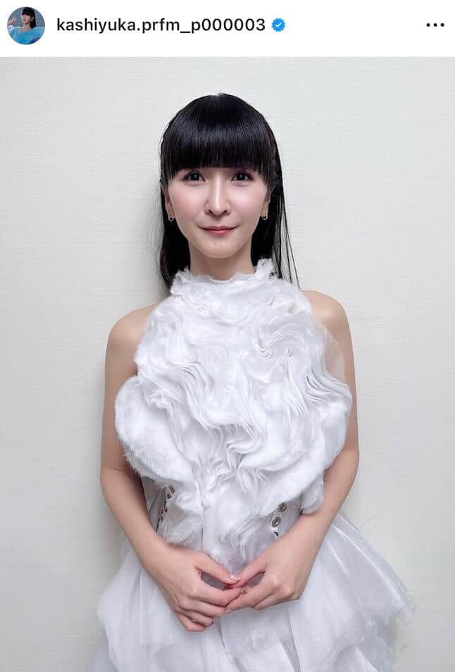 かしゆかさんのインスタグラム（＠kashiyuka.prfm_p000003）より