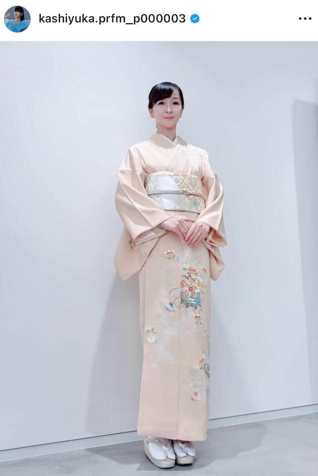 かしゆかさんのインスタグラム（＠kashiyuka.prfm_p000003）より