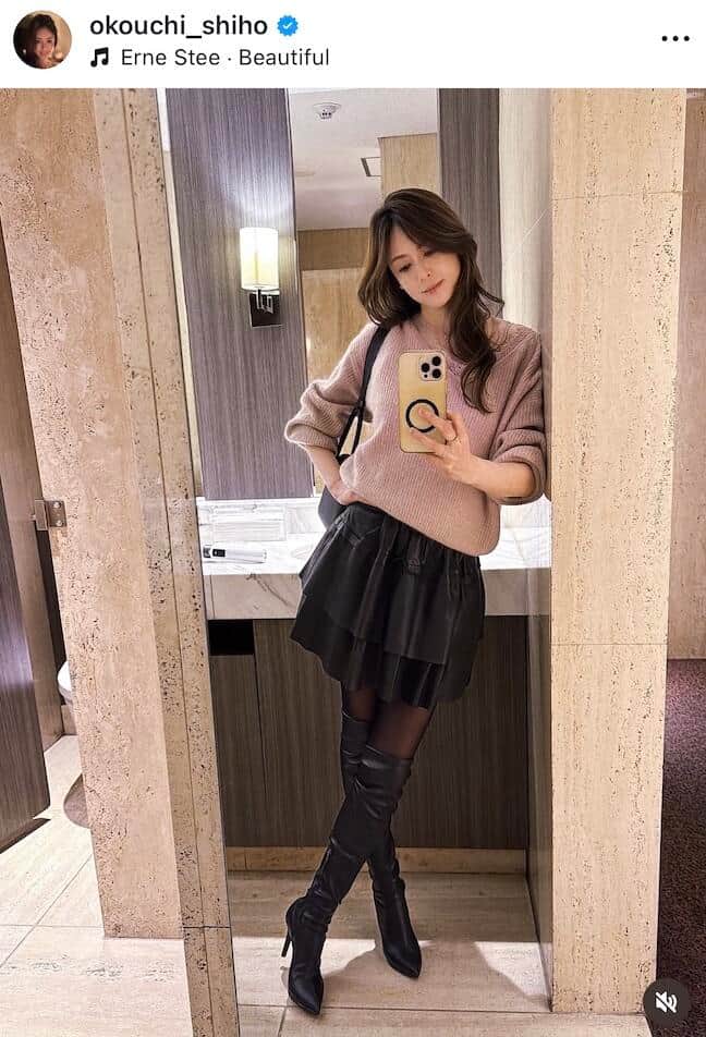 大河内志保さんのインスタグラム（＠okouchi_shiho）より