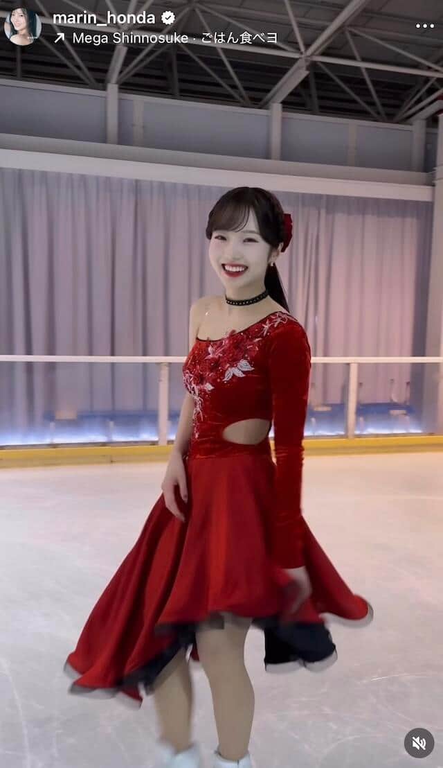 本田真凜さんのインスタグラム（＠marin_honda）より