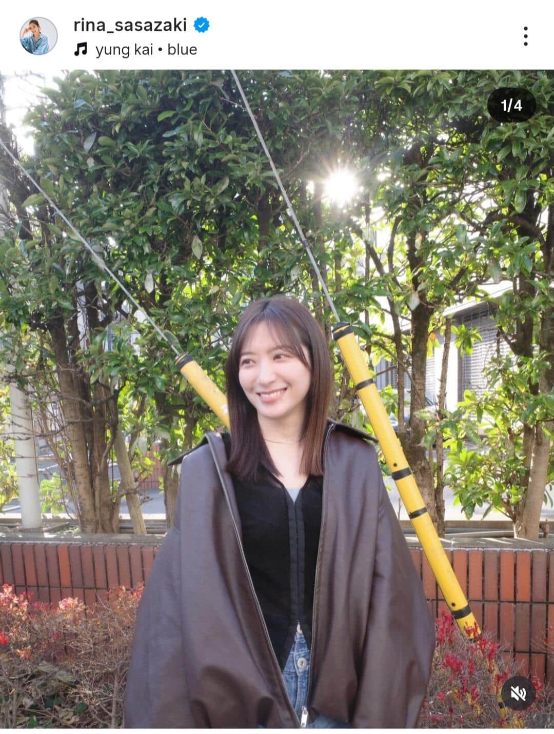 笹崎里菜さんのインスタグラム（＠rina_sasazaki）より
