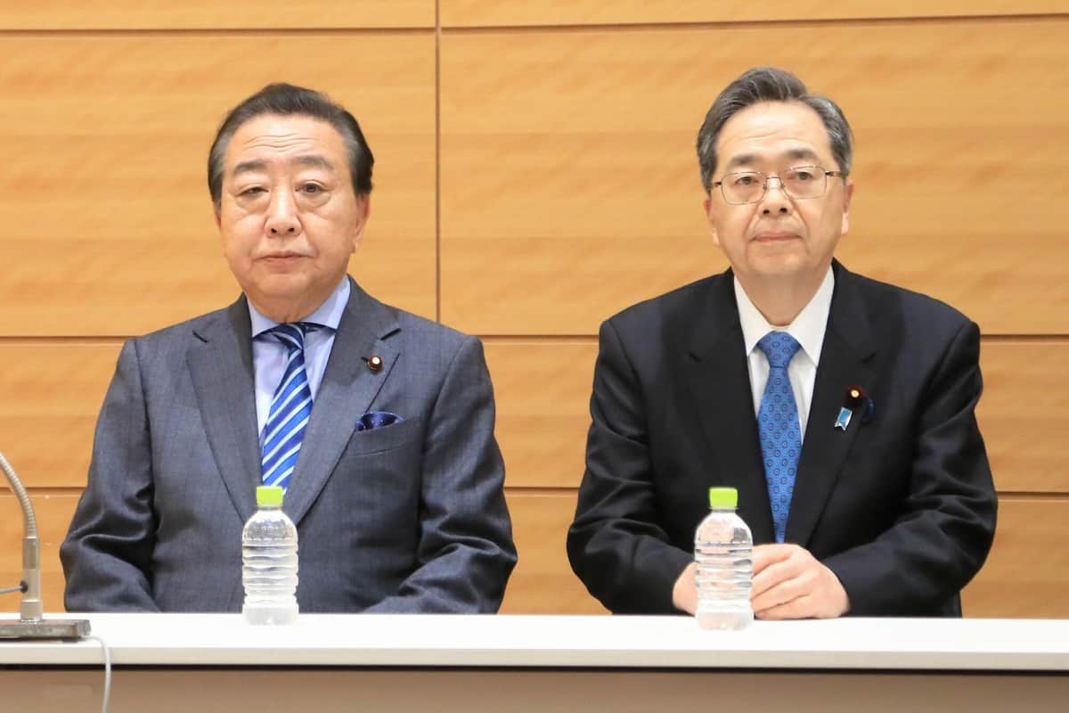 「中道改革連合」を立ち上げた立憲民主党・野田佳彦代表と公明党・斉藤鉄夫代表