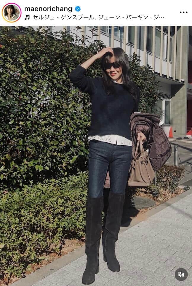 前田典子さんのインスタグラム（＠maenorichang）より