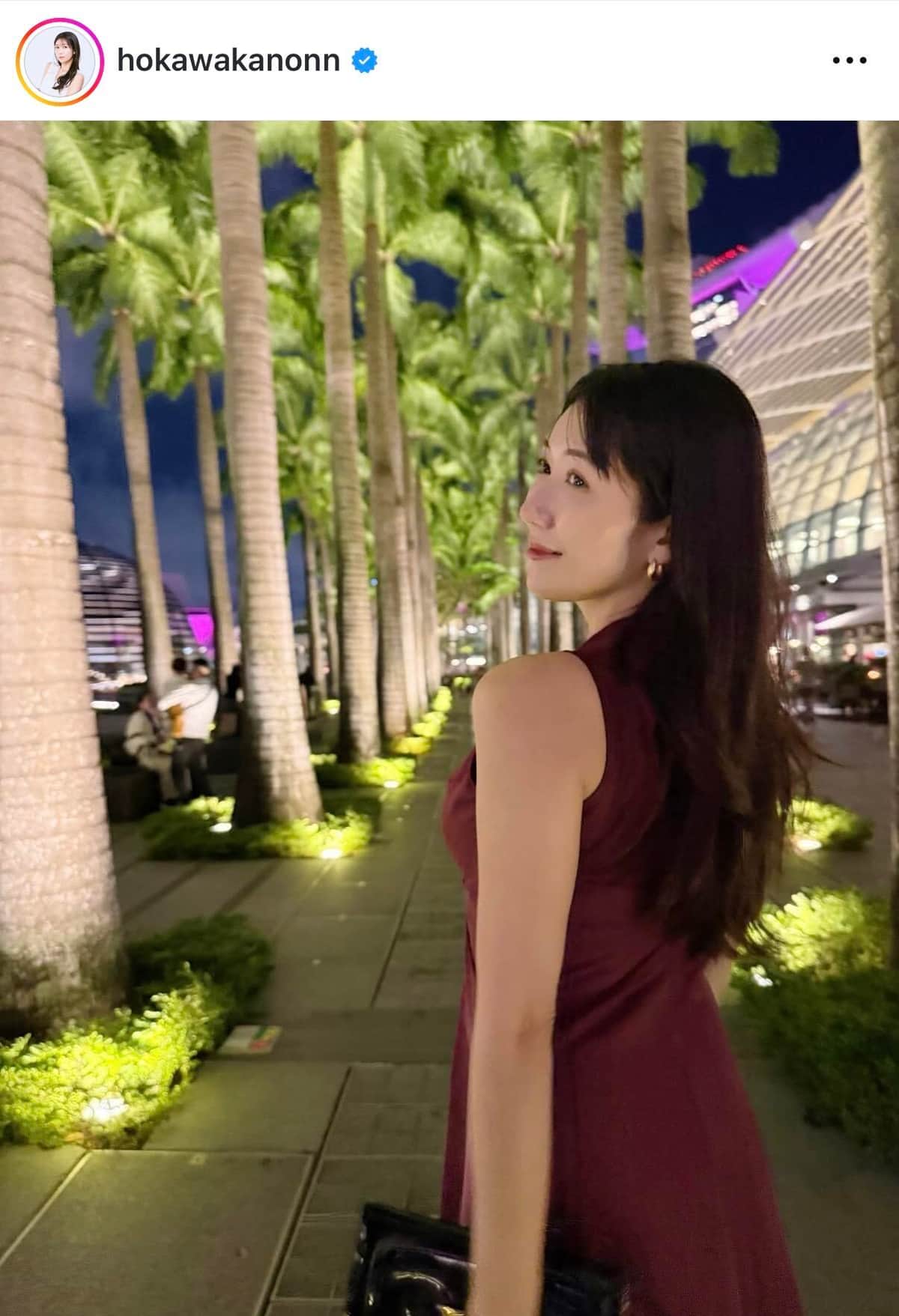 穂川果音さんのインスタグラム（＠hokawakanonn）より