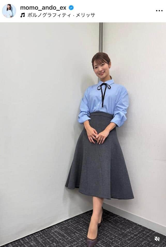 安藤萌々さんのインスタグラム（＠momo_ando_ex）より