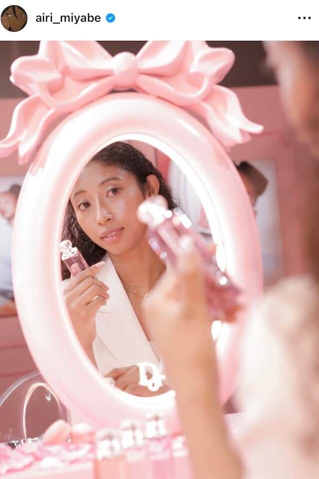 宮部藍梨選手のインスタグラム（＠airi_miyabe）より