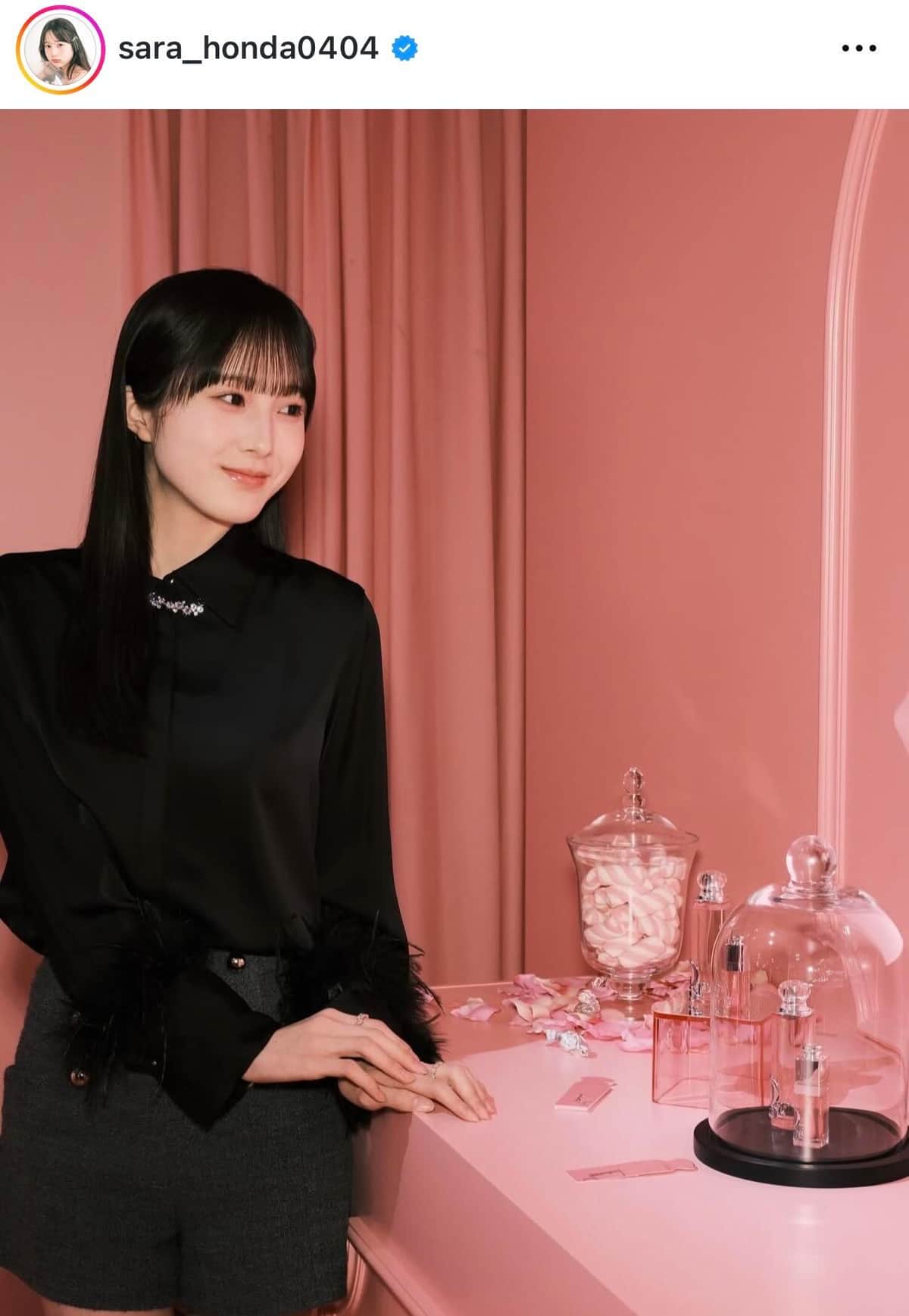 本田紗来さんのインスタグラム（＠sara_honda0404）より