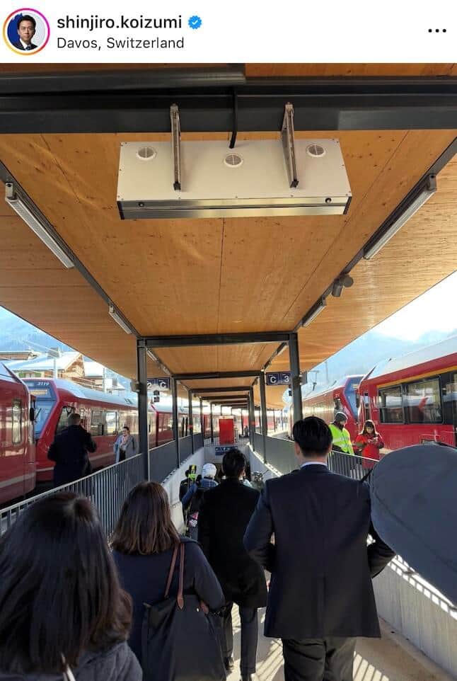 小泉進次郎氏のインスタグラム（＠shinjiro.koizumi）より