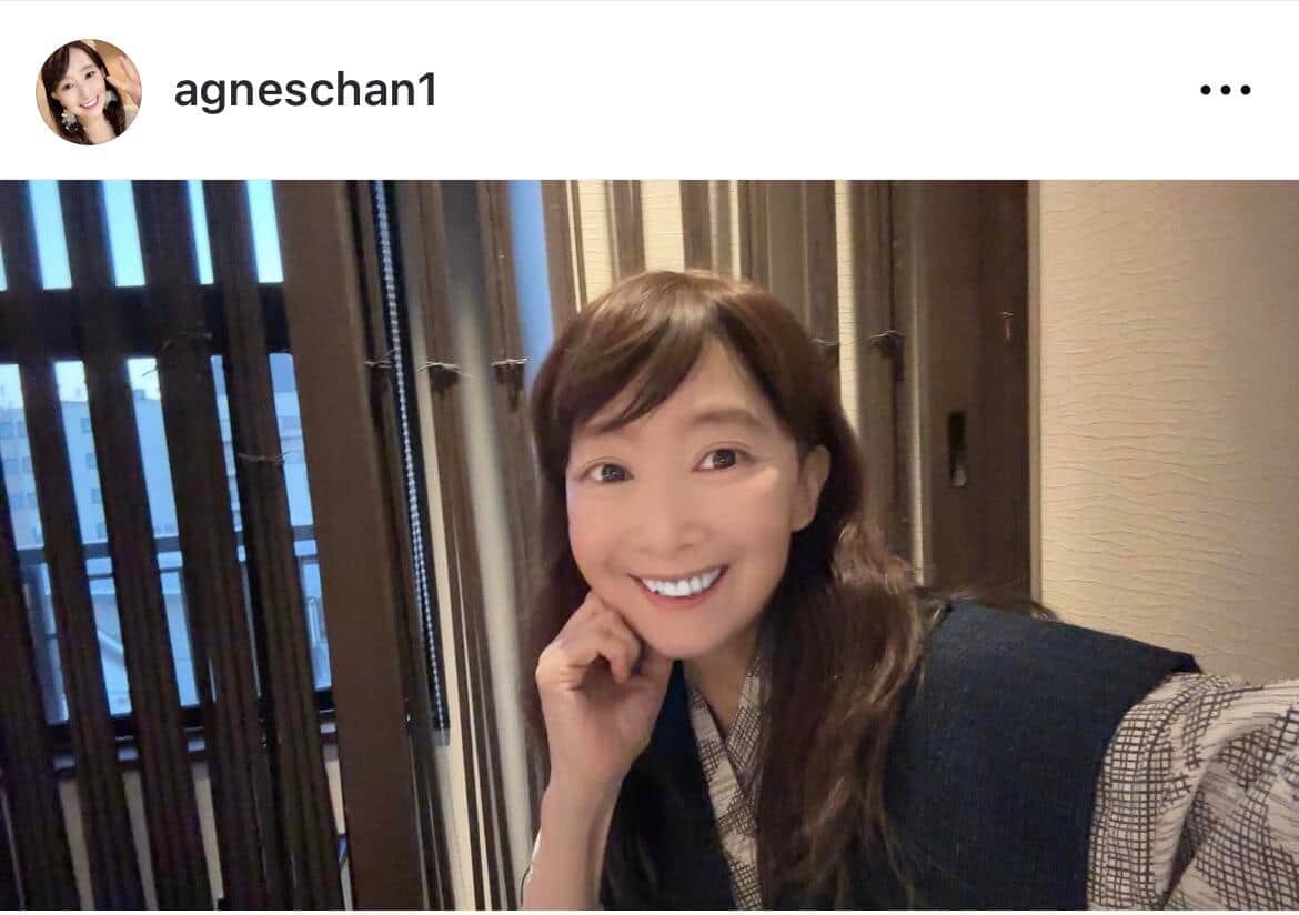 アグネス・チャンさんのインスタグラム（＠agneschan1）より