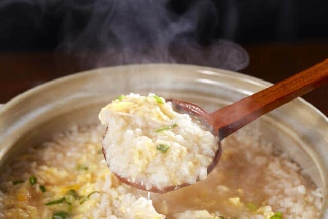 辻さんが出した雑炊は湯気は出ていなかったはずだ（写真はイメージ）