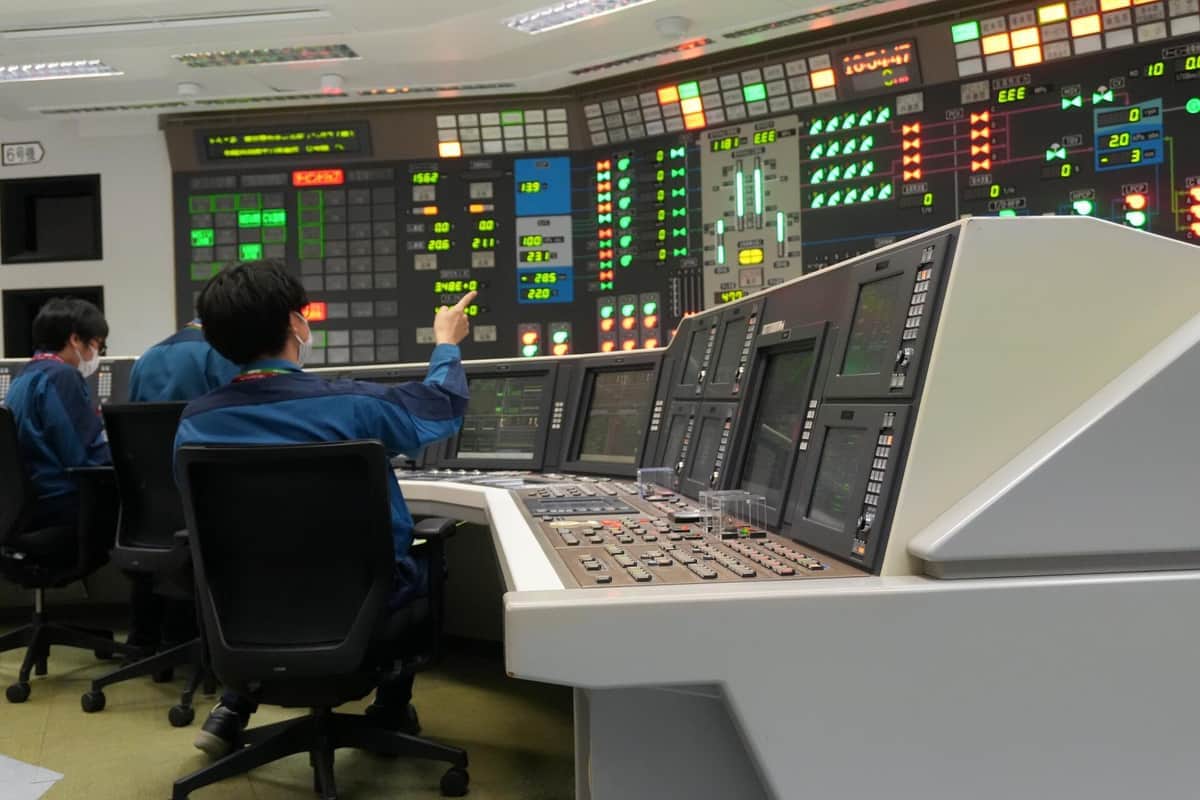 柏崎刈羽原子力発電所6号機中央制御室の様子（出典：東京電力ホールディングス）

